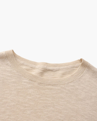 Linen Cotton Essential Crewneck