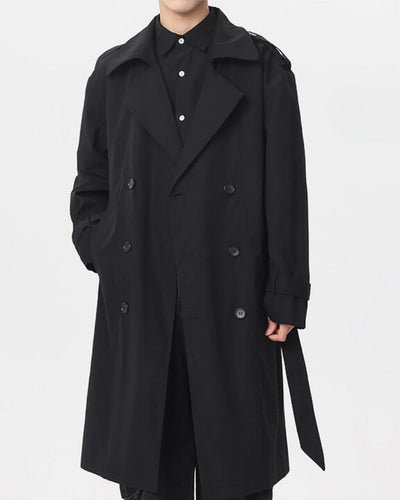 Classic Double-Breasted Trench Coat