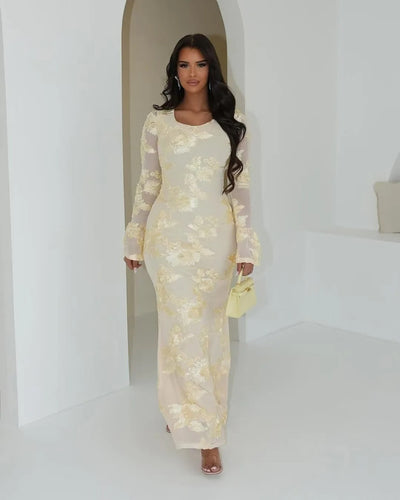 Lola Floral Maxi Gown